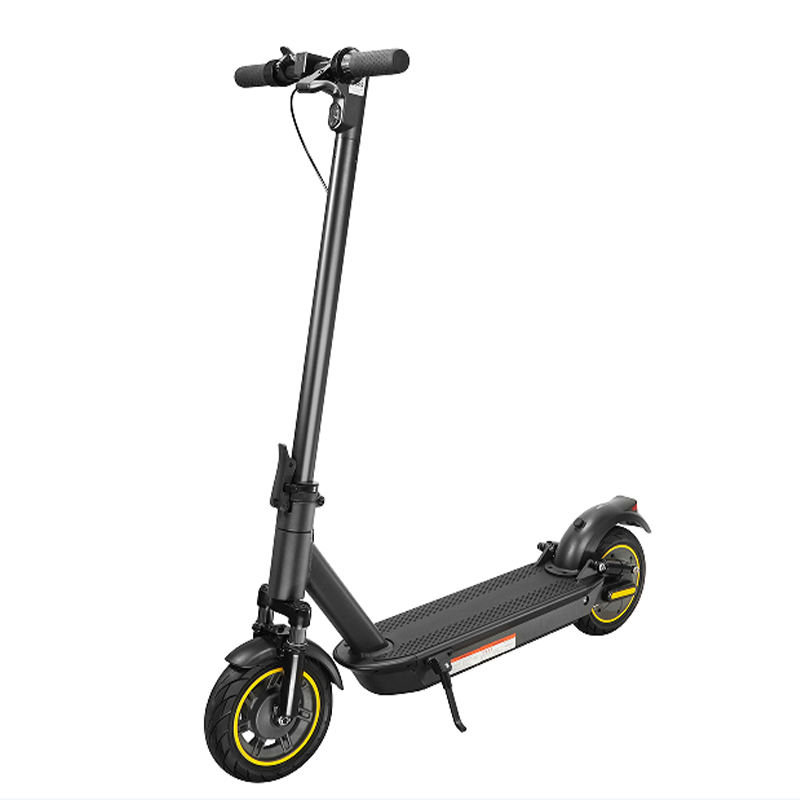 Shock absorbing lightweight electric scooter