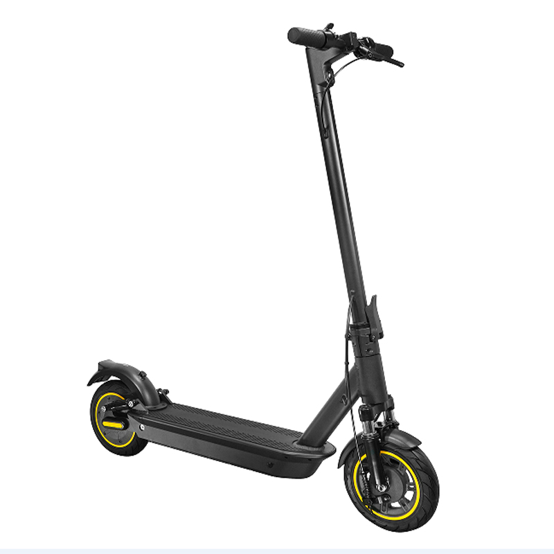 Shock absorbing lightweight electric scooter